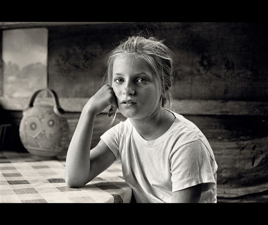 Alpin at Rose’s table, 1976 - Framed Print