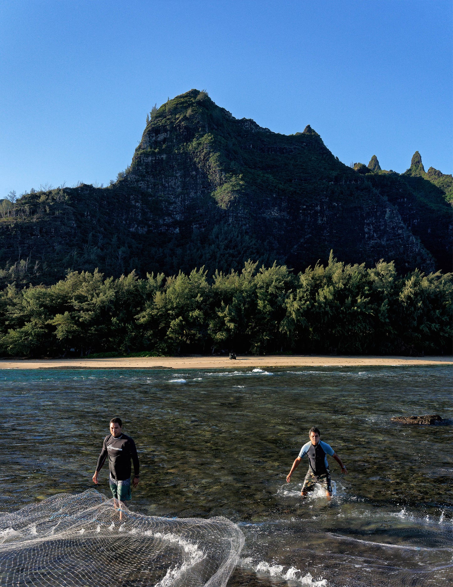 Kanoe and Keli’i Throw Net, 2022