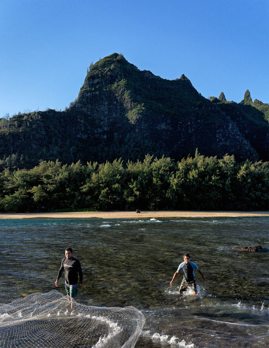Kanoe and Keli’i Throw Net, 2022