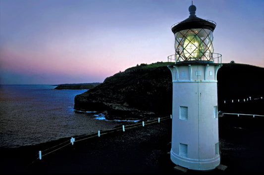 Kilauea Lighthouse Last Sunrise, 1976
