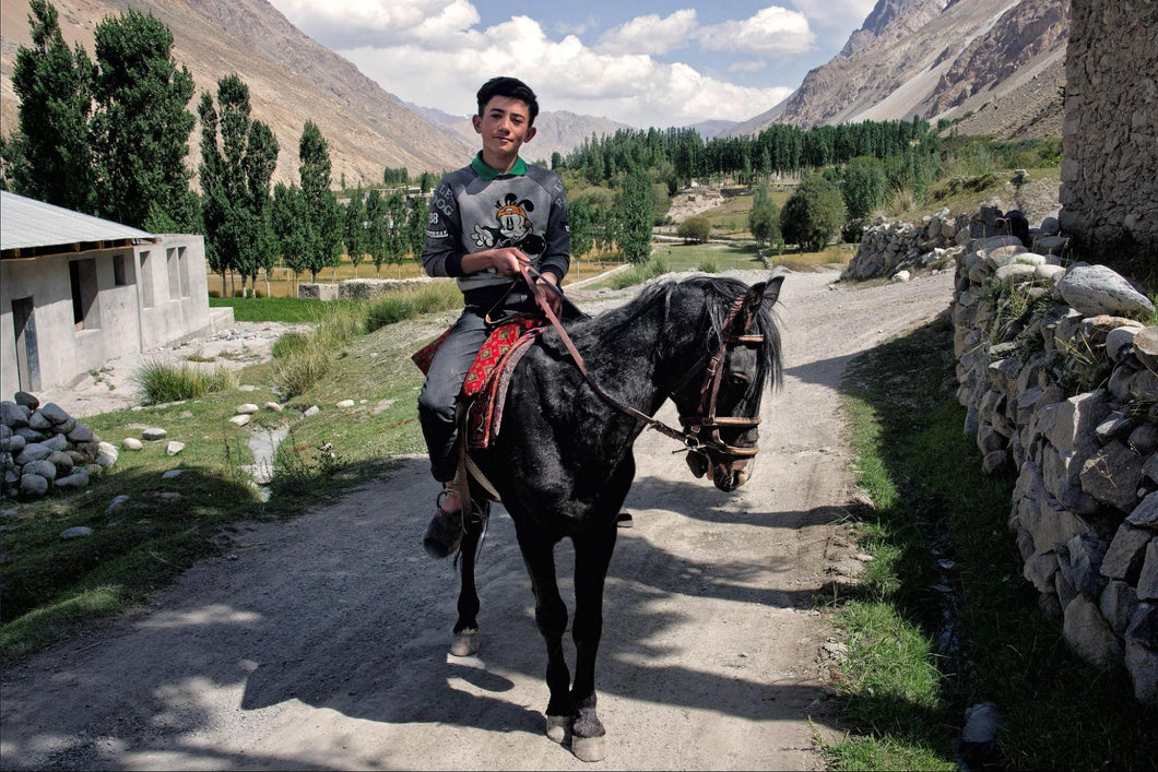 Ubaid Ullah Baig on Horseback, Chipursan Valley, Hunza, Pakistan 2023