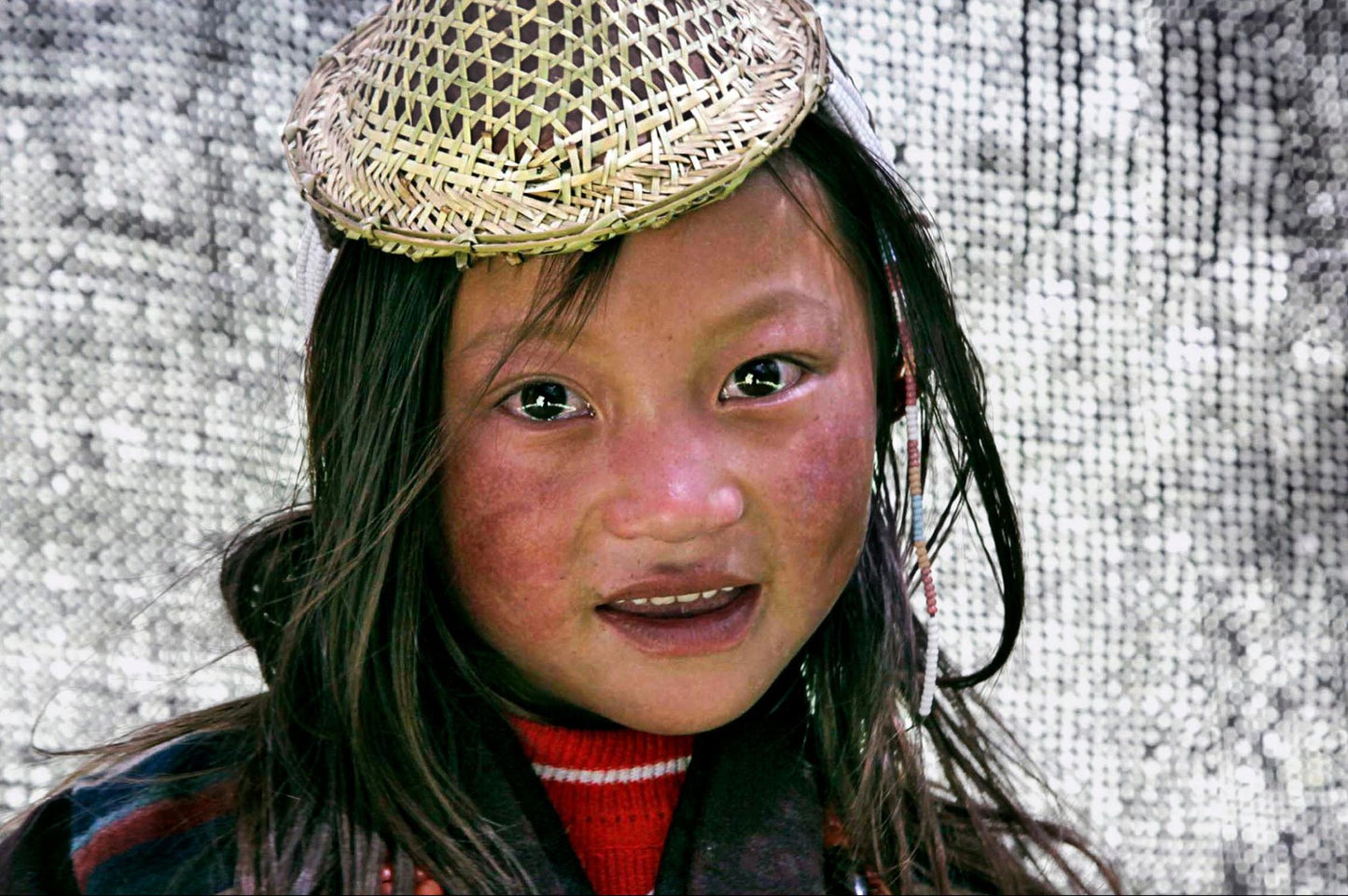 Little Girl in Black Yak Hair Tent, Laya, Bhutan 2011