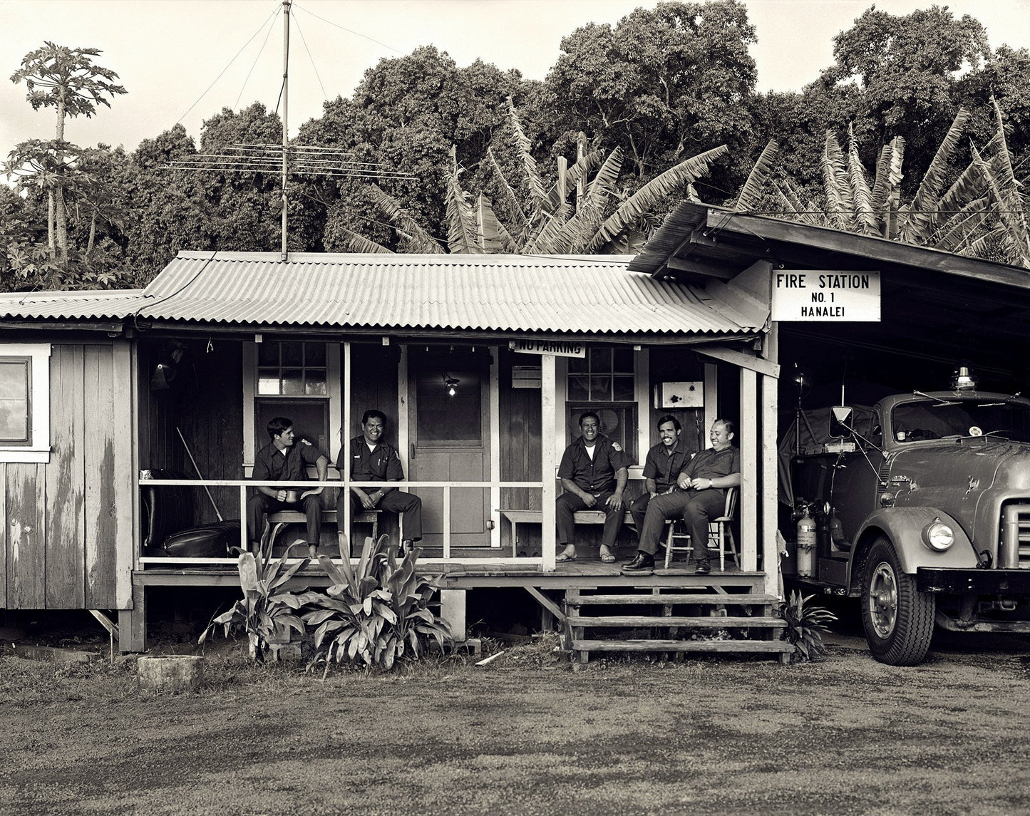 Hanalei Fire Station, 1976