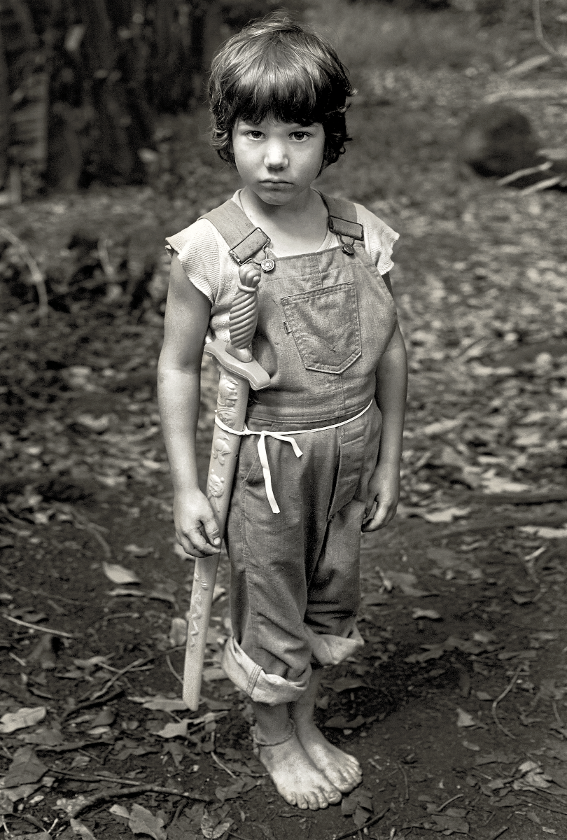 Gary with his sword, 1976