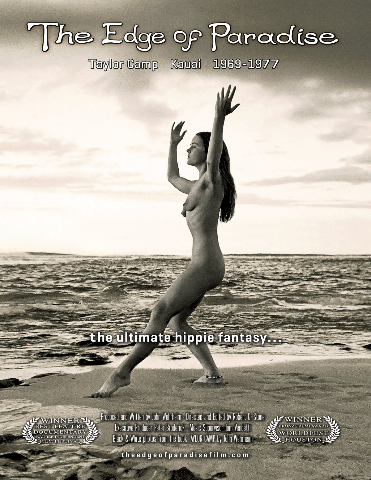 The Edge of Paradise B&W Dance Poster
