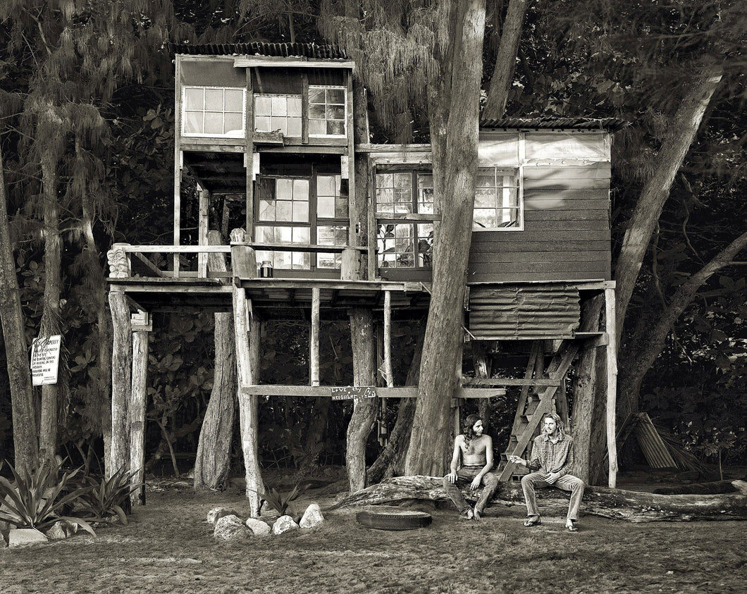 Diane's Taylor Camp House—Passing the Joint, 1977