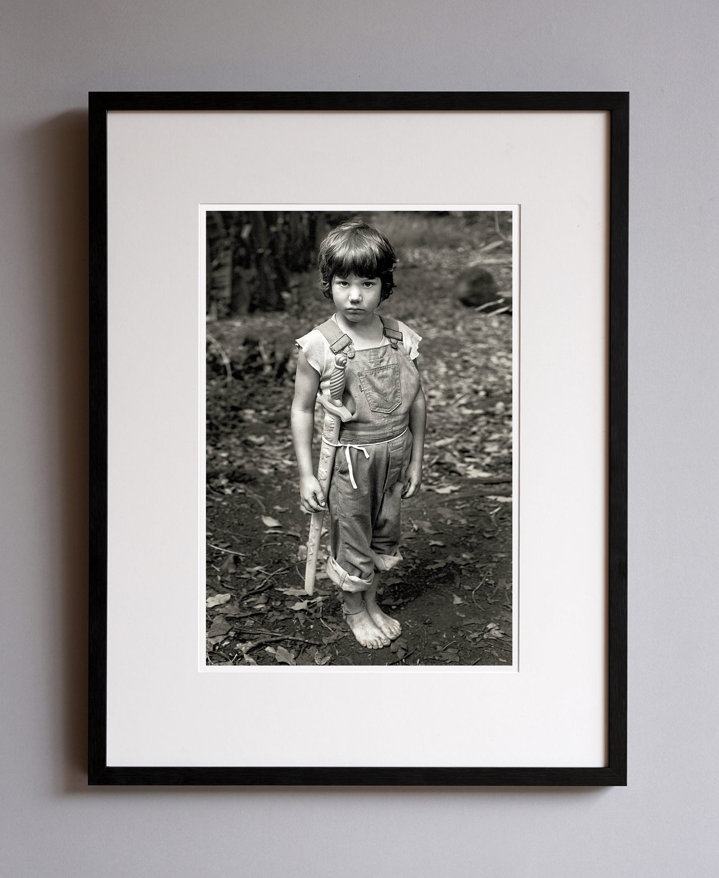 Gary with his sword, 1976 - Framed Print