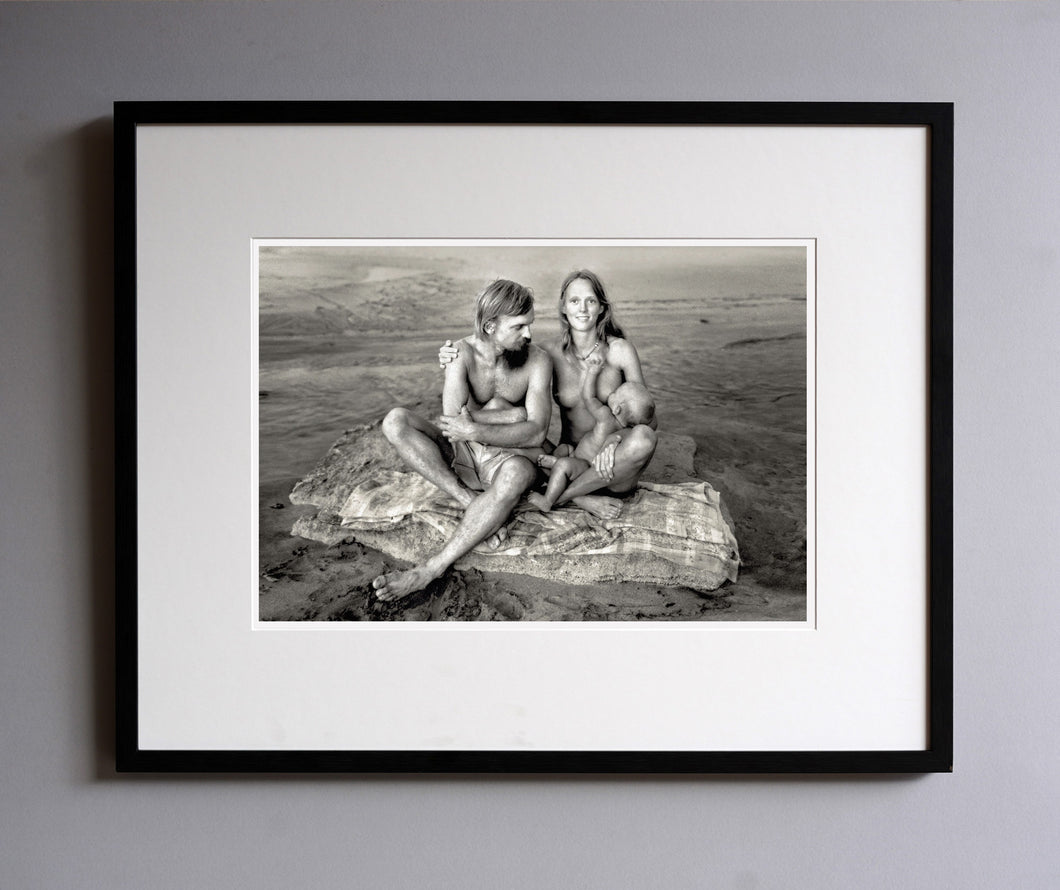 Hawk, Cherry, and baby Moses, 1976 - Framed Print
