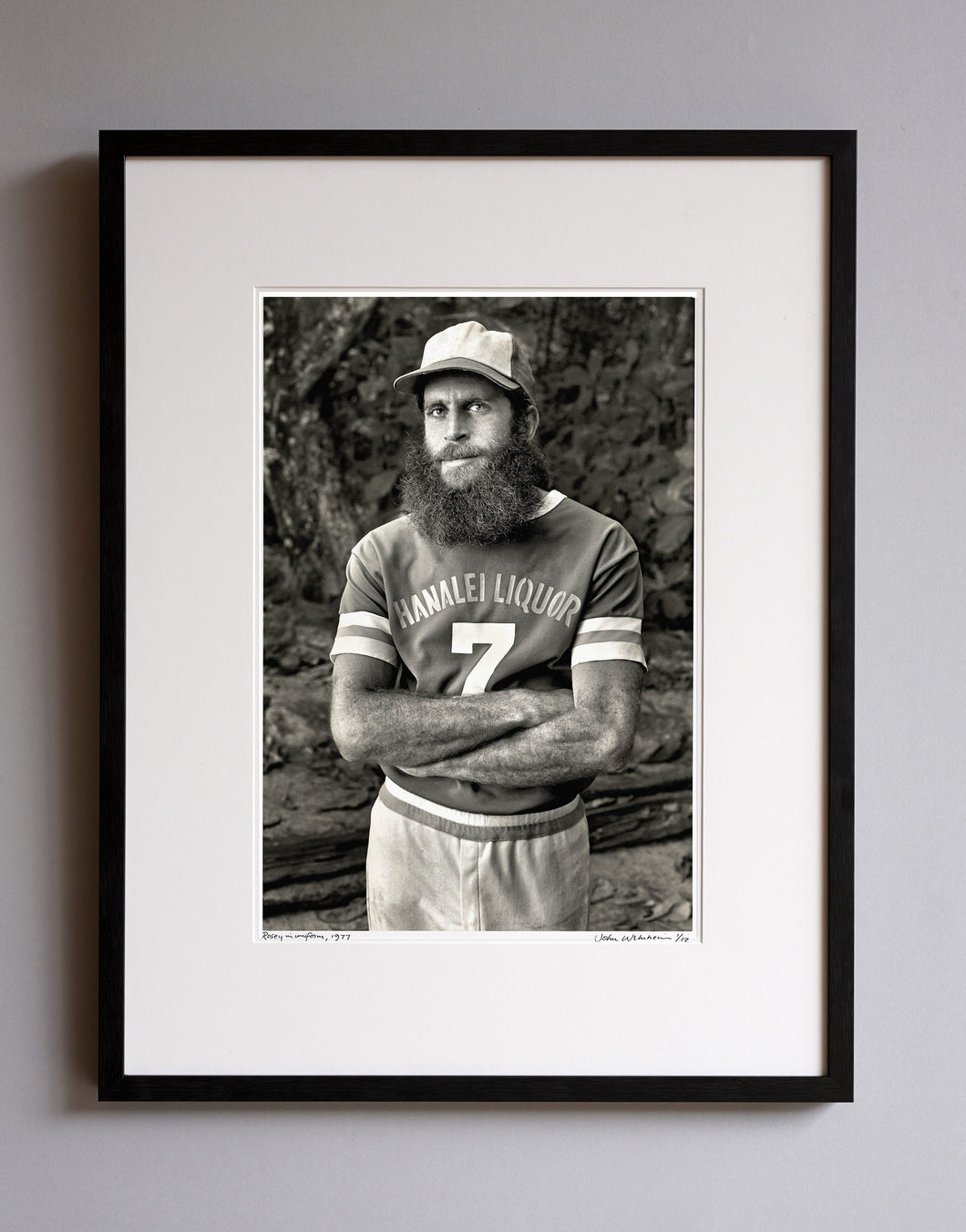 Rosey in uniform, 1977 - Framed Print