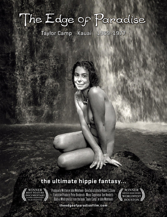 The Edge of Paradise Waterfall Poster