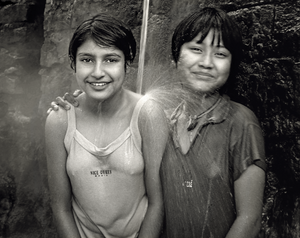 Puspa and Kencho, Gasa Hot Springs, 2004